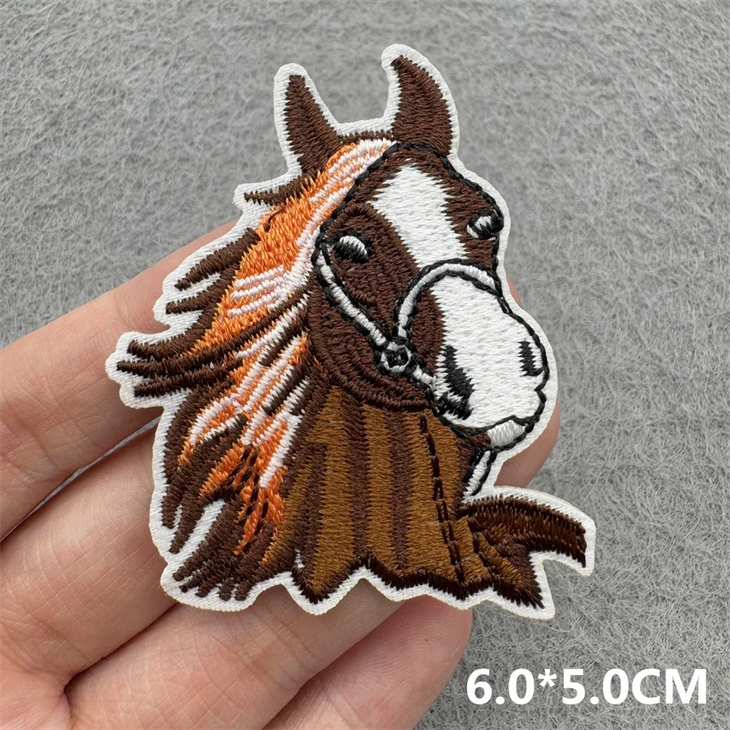 Parches bordados de vaquero occidental, parches para planchar, ropa, chaquetas, Jeans, sombreros, pegatina de costura - imagen 5