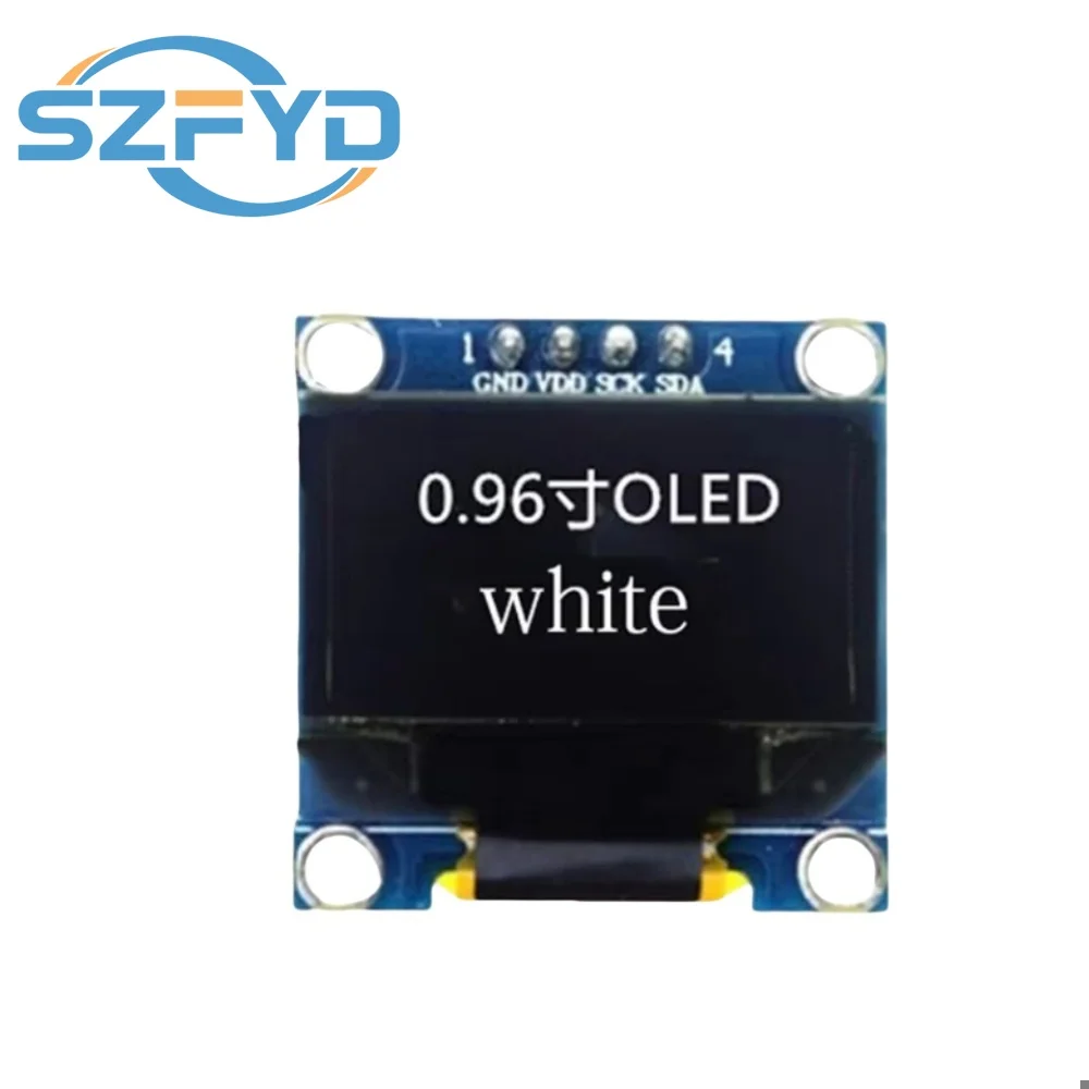 Módulo de pantalla OLED IIC Serial amarillo azul blanco de 0,96 pulgadas 128X64 I2C SSD1306 12864 LCD GND VCC SCL SDA 0,96 "para Arduino - imagen 2