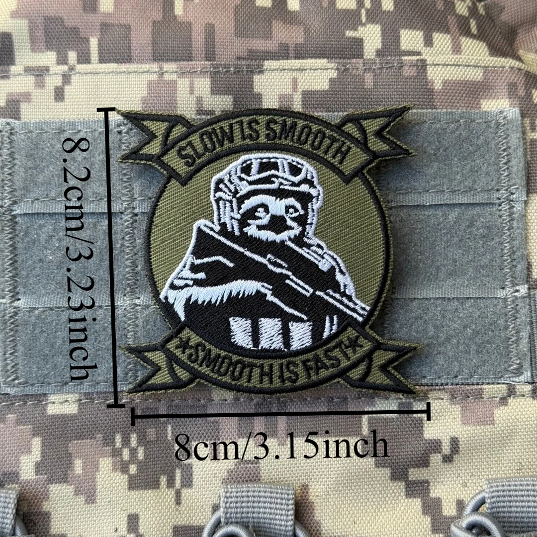 Parches de gancho y bucle bordados de animales de mapache y rana para ropa, emblema de moral táctico militar, mochila, pegatinas personalizadas - imagen 3