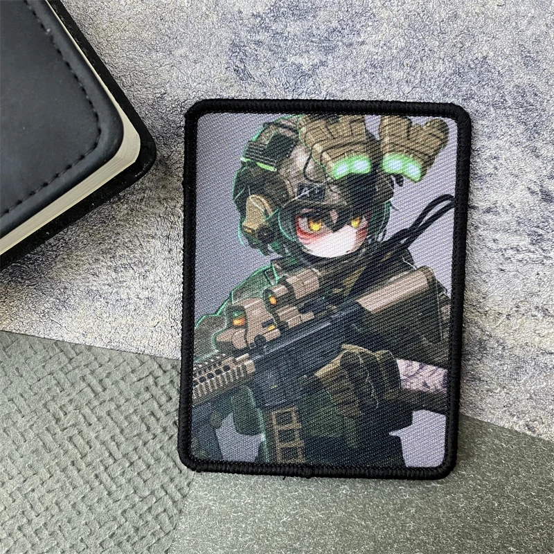 Special Forces Morale Badge Patch Military Animation Tactical Funny Armband Hook and Loop Outdoor Backpack Clothes Stickers - imagen 2