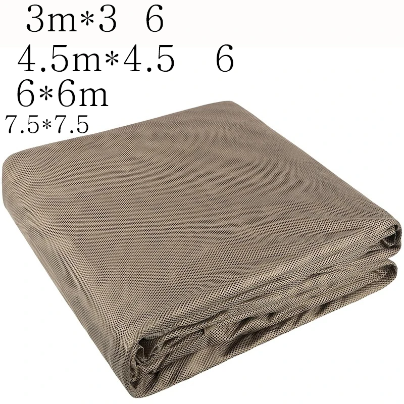 Mosquitera Diy 3*3m 4,5*4,5 6*6 pesca al aire libre red de camuflaje para jardinería tienda de campaña para cazar red de camuflaje Camping personalizado - imagen 3