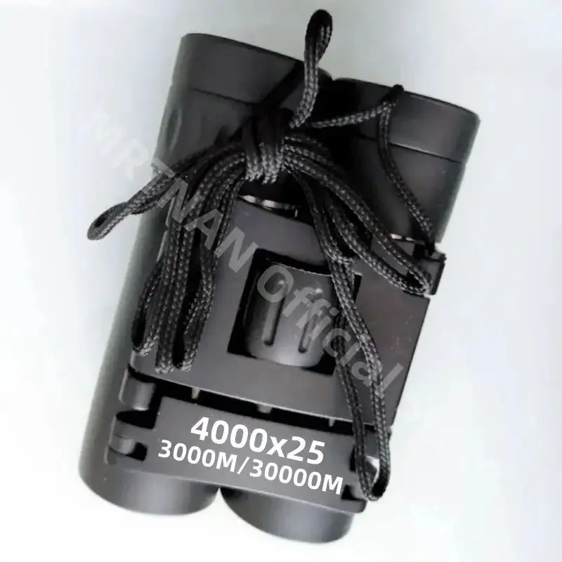 Prismáticos de alta potencia HD de bajo nivel de luz, binoculares portátiles de viaje de 50000M, Mini telescopio plegable de largo alcance, óptica para caza, 3000x22 - imagen 2