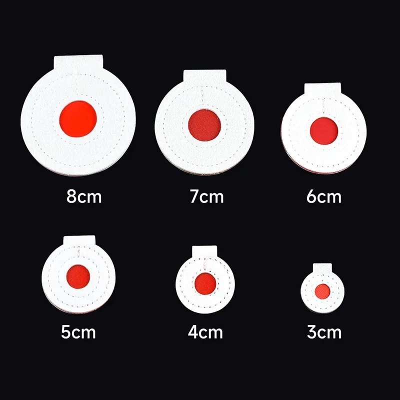 Tirachinas de Material de microfibra para entrenamiento de Bullseye, objetivo de tiro, accesorios de caza, 3-8cm, 2/4/8 piezas - imagen 2