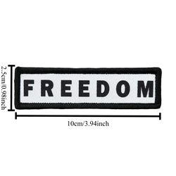 Parche táctico FREEDOM – Insignia Velcro para mochila militar o brazalete