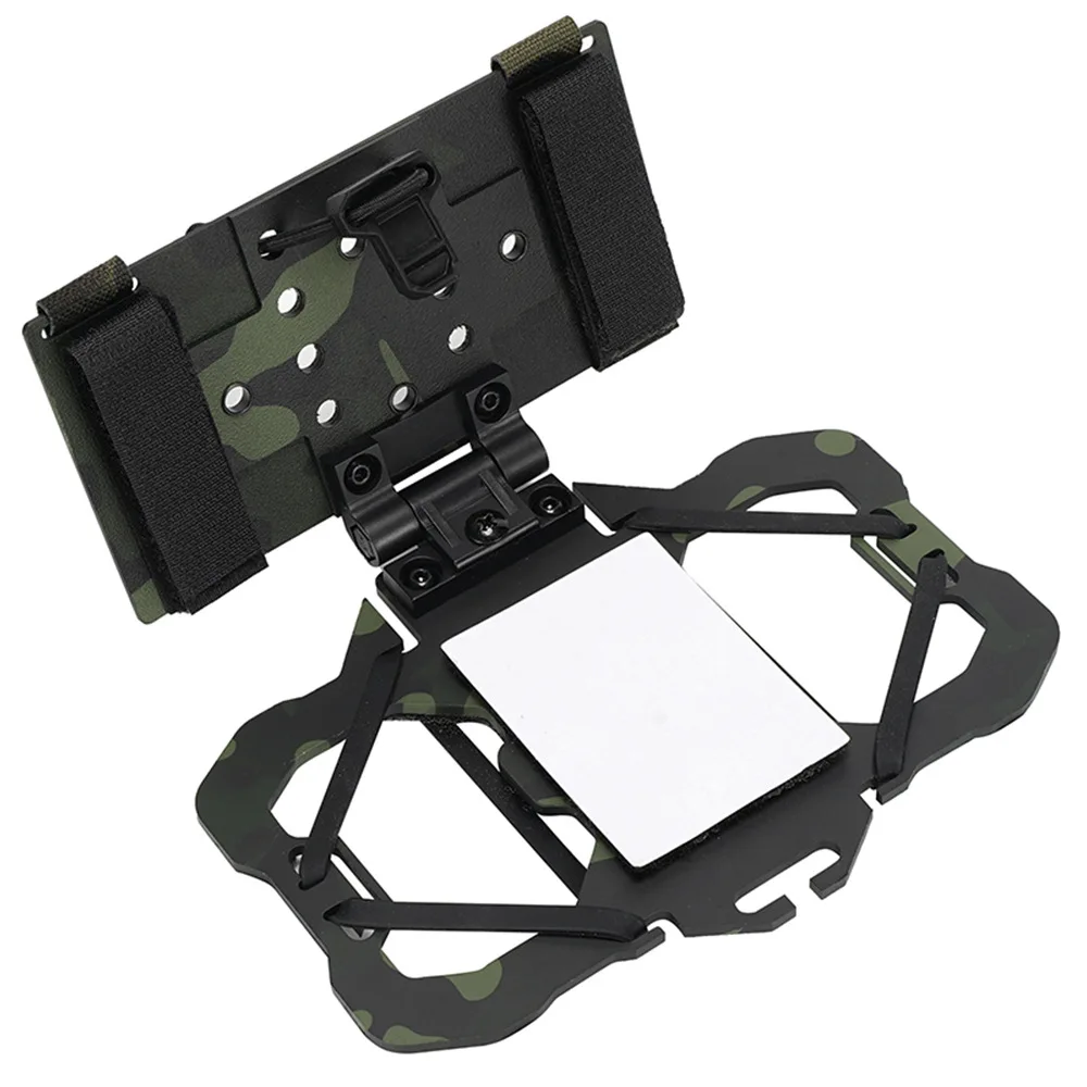 Soporte universal para teléfono móvil táctico Kydex, tablero de navegación de aleación plegable, sistema MOLLE - imagen 5