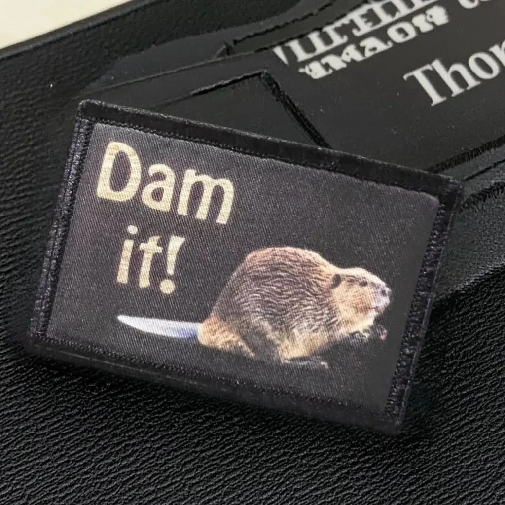 ¡Presa! Parche de insignia de moral de conejillo de indias, brazaletes militares tácticos, parches estampados, gancho y bucle, accesorios de mochila, pegatinas - imagen 2