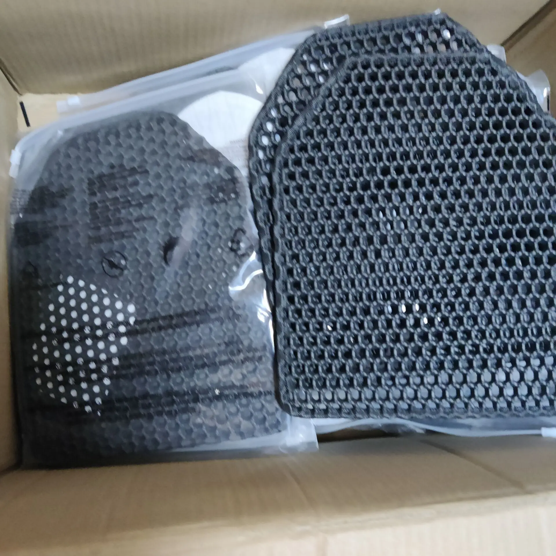 1 par de amortiguación incorporada modular y acolchado transpirable ventilación 3D, almohadillas de disipación de calor para chalecos mochilas - imagen 2