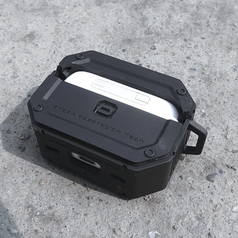 Auriculares inalámbricos con Bluetooth, estuche de protección contra caídas, caja de carga, estilo táctico, aplicable a Airpods Pro2 Gen2 - imagen 5