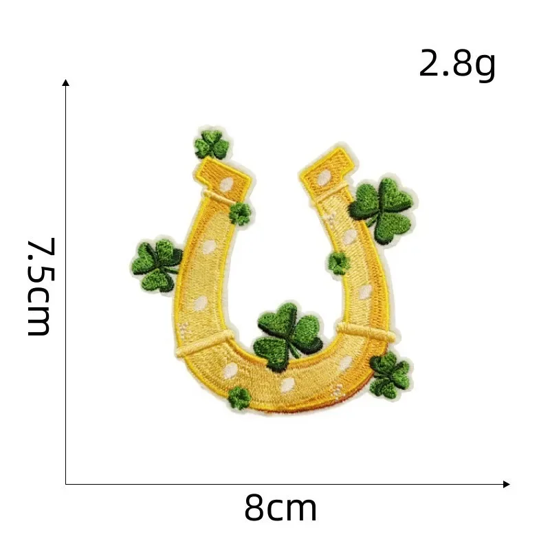 Nuevo parche para planchar serie verde patrón de moda dibujos animados girasol sonriente tela de girasol bordado accesorios de ropa insignia - imagen 3