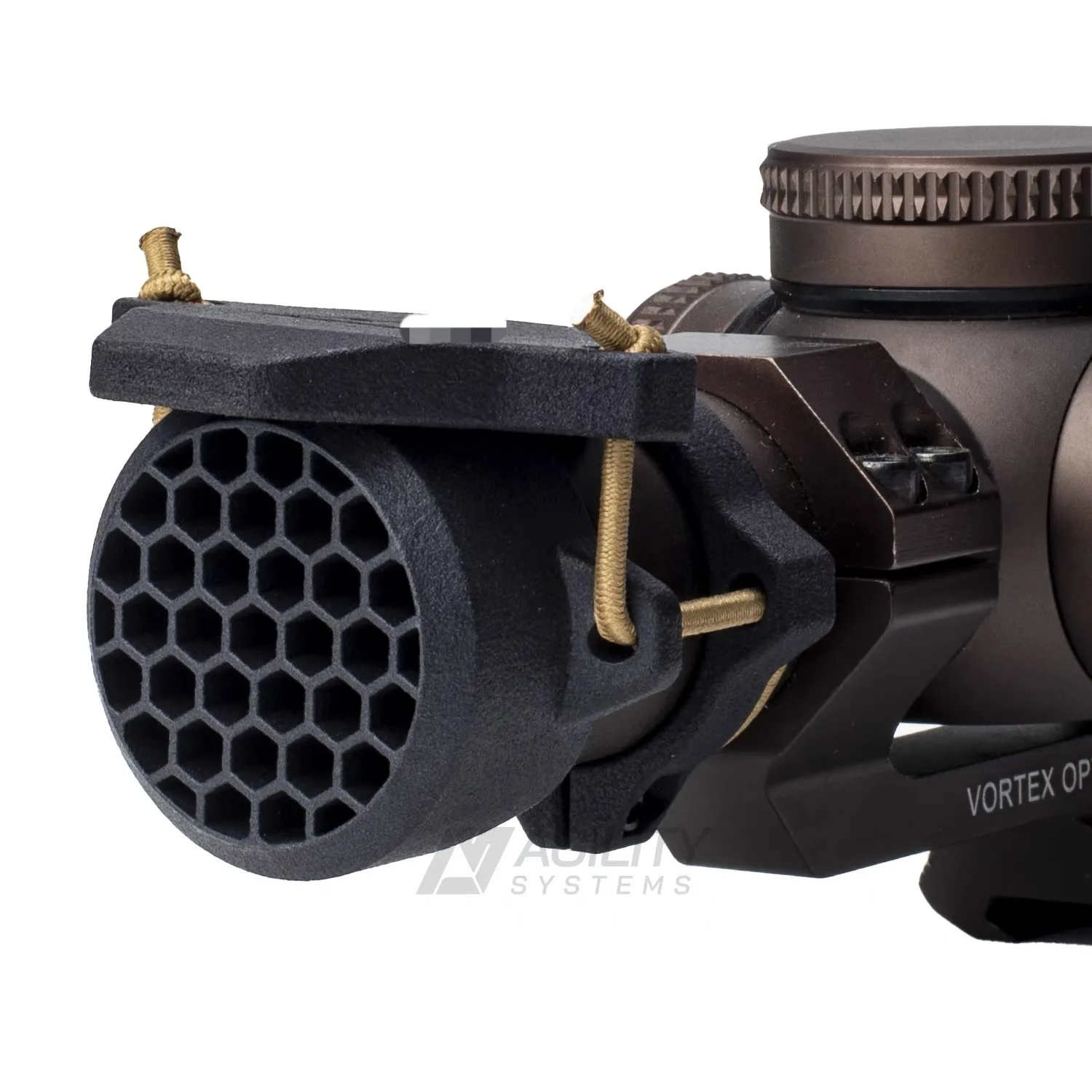 【AS 】 ONE HUNDRED Style Razor Cubierta protectora de mira de 2 velocidades Juego antirreflejos Nylon sinterizado - imagen 2