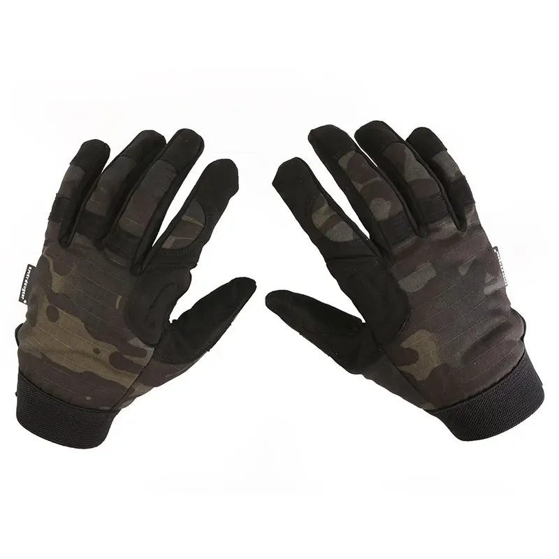 Emersongear-guantes tácticos ligeros de camuflaje para caza, Airsoft, combate, dedo completo, protección de manos, Camping, senderismo, EM8726 - imagen 2