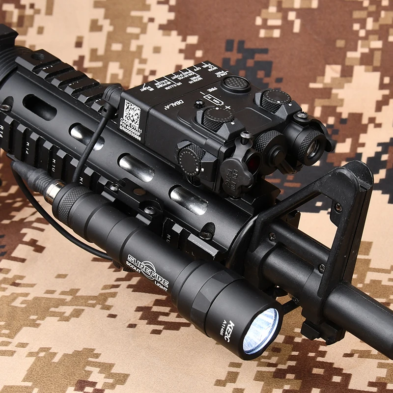 DBAL-A2 de Metal táctico IR, luz LED blanca para armas, rojo, azul, verde, Surefir, M300, M600, DBAL, estroboscópico, láser para caza y Airsoft - imagen 3