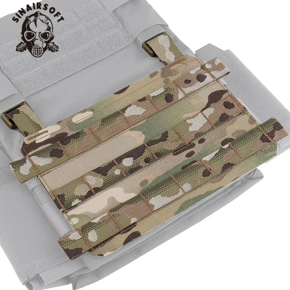 SINAIRSOFT-placa táctica MOLLE, solapa frontal, chasis Modular ligero, chaleco de caza, portaplacas de tórax, aparejo de pecho Airsoft - imagen 5