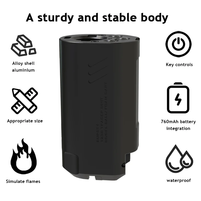 T238 BURST + Tracer Bola de gel con luz nocturna que brilla en la oscuridad - imagen 5