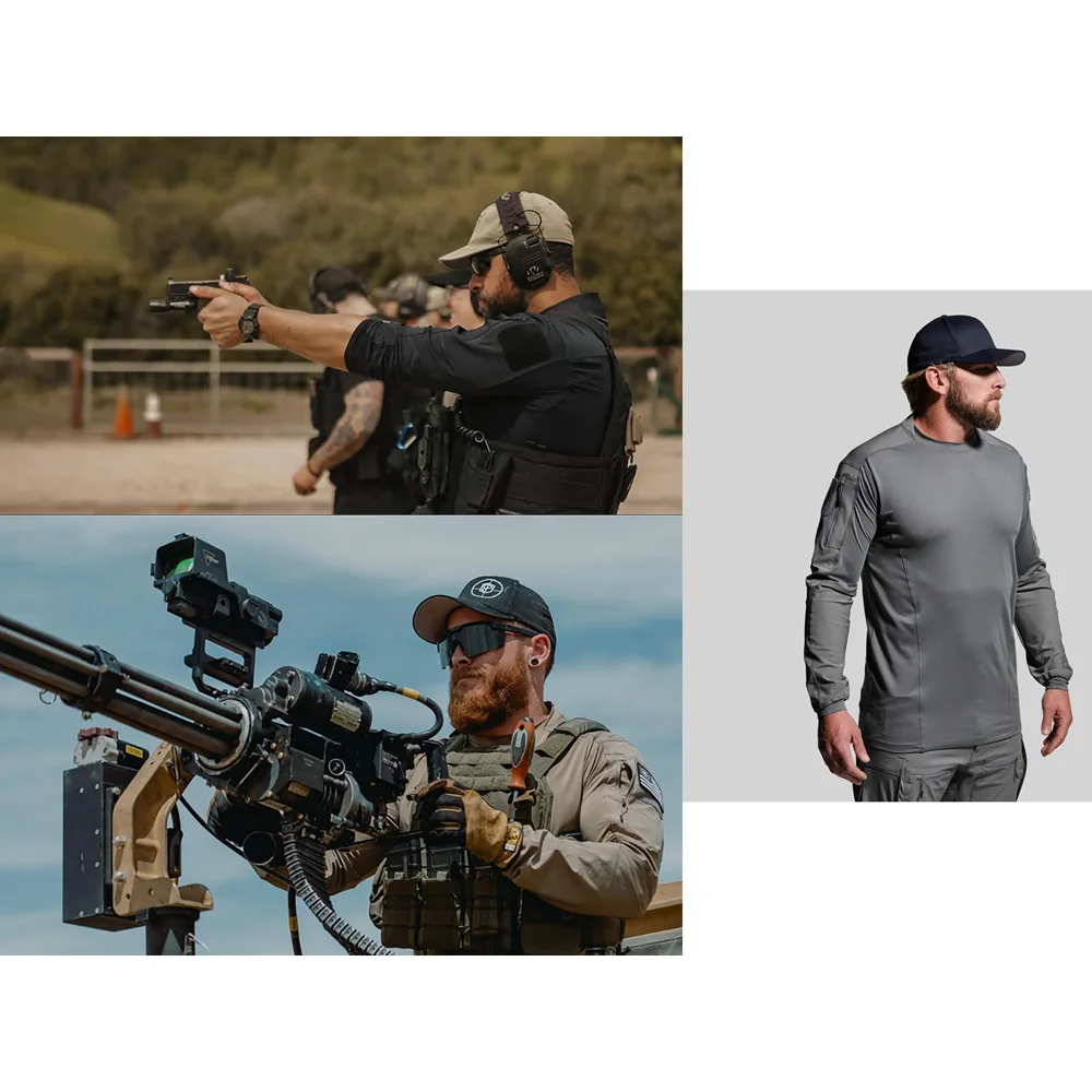 Traje de caza de adiestramiento al aire libre superior de secado rápido con textura de cáscara de naranja táctica - imagen 5