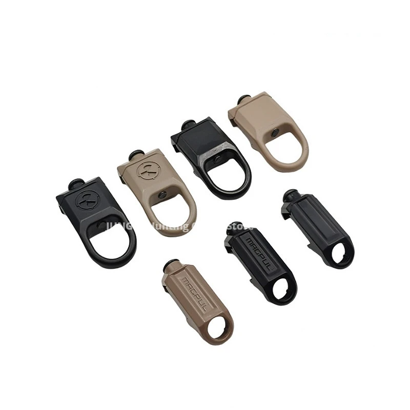Hebilla táctica de separación rápida RSA GBB, adaptador de montaje de acero QD Sling compatible con riel de 20mm, herramienta de caza, accesorios de Clip de hebilla - imagen 4