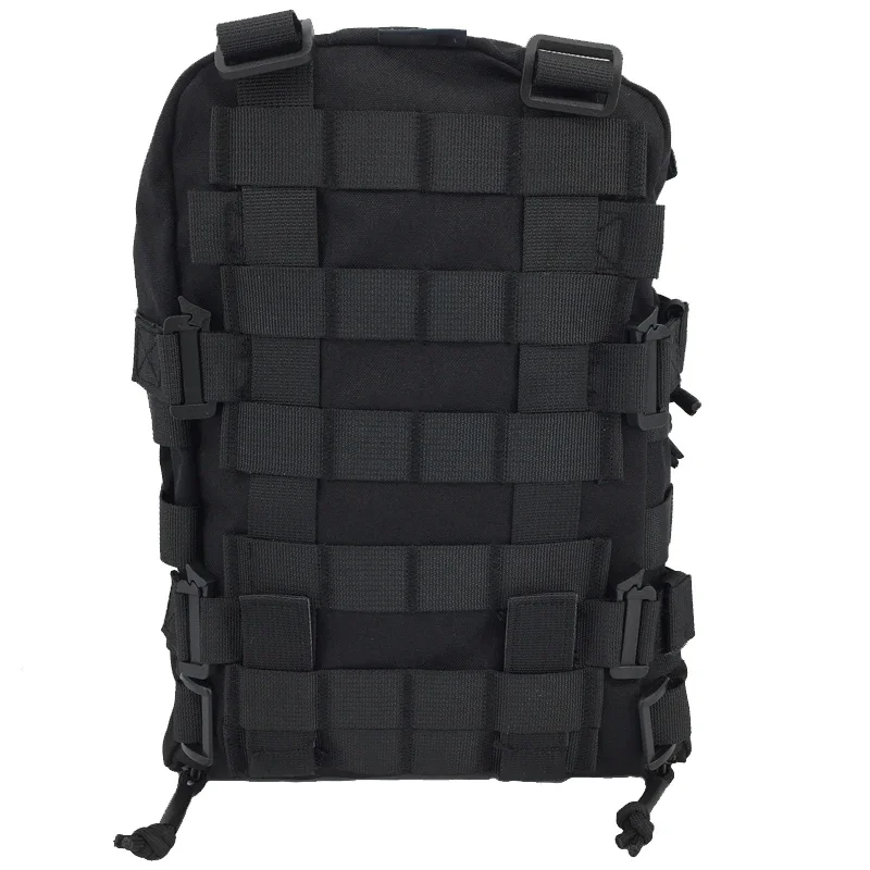 Mochila táctica Molle para chaleco de asalto Airsoft, bolsa para equipo de caza, portador de placa EDC 500D, Mini bolsa de hidratación, accesorio - imagen 2