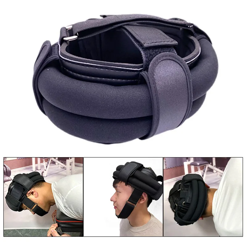 Gorros ponderados para entrenamiento de músculos, fuerza eléctrica, vértebra Cervical, para cabeza, cuello, bolsa de arena, entrenador muscular, pesas, gorro de ejercicio