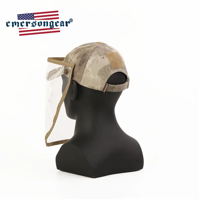Emersongear gorra de béisbol táctica equipo de protección solar caza al aire libre pesca ciclismo Airsoft deportes Anti-caída senderismo sombrero AT - imagen 4