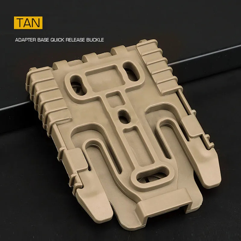 Hebilla de liberación rápida táctica Airsoft, placa de conexión, adaptador de funda de pistola para accesorios de pistola Glock - imagen 4