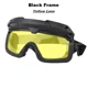 black yellow lens