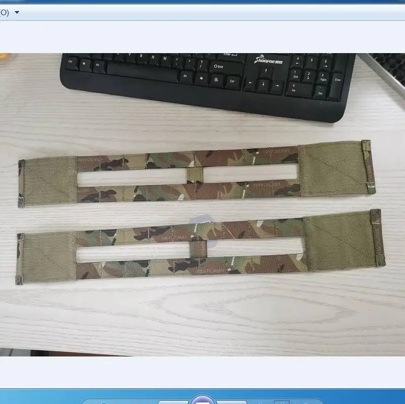 Fajín esquelético de 2 bandas con cinturón para JPC LV119 FCSK, chaleco táctico, 1 par - imagen 2