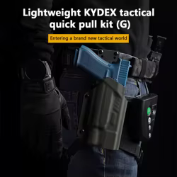 Funda táctica compatible con linterna SF X300 Ultra Kydex ligera para GLOCK 17 19 19X 22 23 34 35 45 9mm.40 fundas para pistola de caza