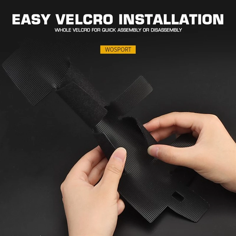 Accesorios tácticos para auriculares, pegatinas para auriculares de Paintball, diadema, protección reemplazable, cubierta para auriculares, color negro - imagen 3