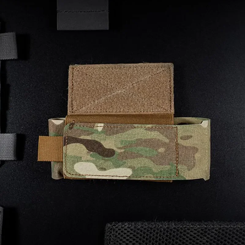 Soporte de bolsa de torniquete táctico EMT, colgador de tijera para traumatismos, organizador de agujas, Kit MED de almacenamiento, bolsillo con solapa lateral, campamento de caza - imagen 5