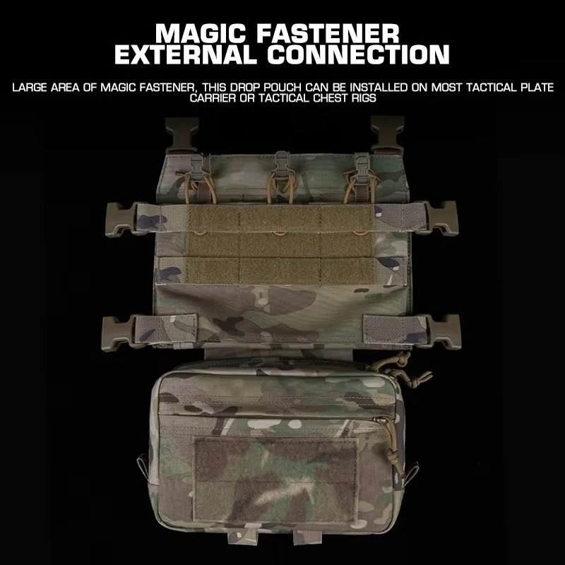 Bolsa de caída GP serie R de 8x5 pulgadas con cierre mágico apta para cinturón de ancho de menos de 5,5 CM accesorios de caza - imagen 5