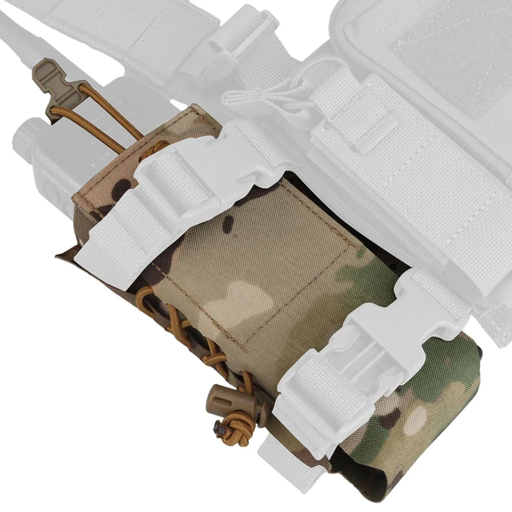 2 unids/pack funda de Radio Compatible con AN/PRC 148 152 163 y Radio de tamaño Similar para equipo gancho bucle cinturón chaleco - imagen 5