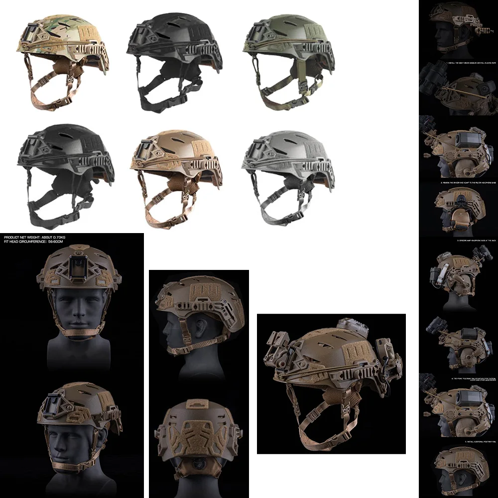 Nuevo Wendy3.0 táctico CS casco de entrenamiento transpirable casco ligero forro suave protección para la cabeza equipo de caza equipo de entrenamiento - imagen 3