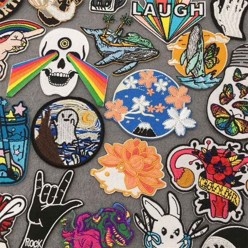 Parches bordados para ropa, aplicaciones de planchado, rayas para chaqueta, costura, ganchos para ropa, transferencias de planchado para ropa - imagen 2