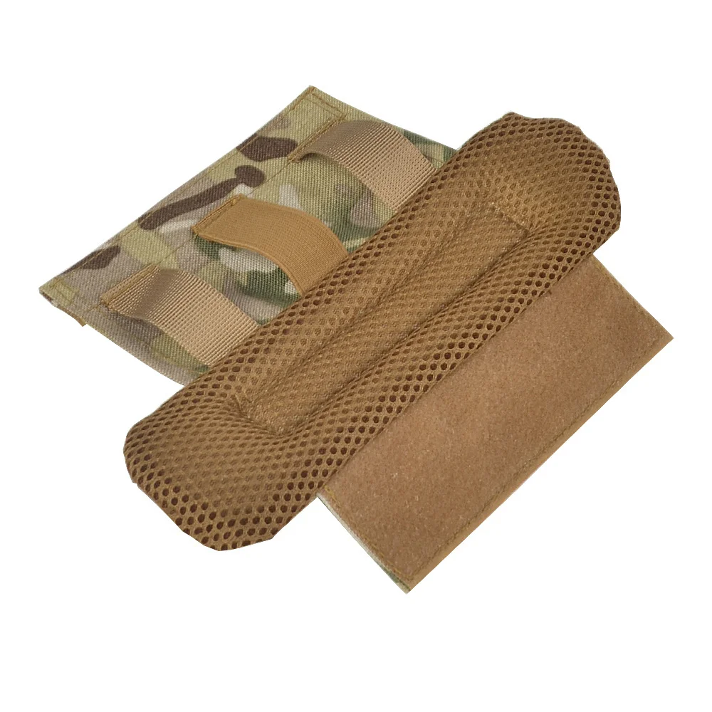 Chaleco táctico con correa para el hombro, cómodo cojín de malla de nailon, almohadillas protectoras Molle para FCPC/JPC, accesorios para mochila de senderismo, 1 par - imagen 5