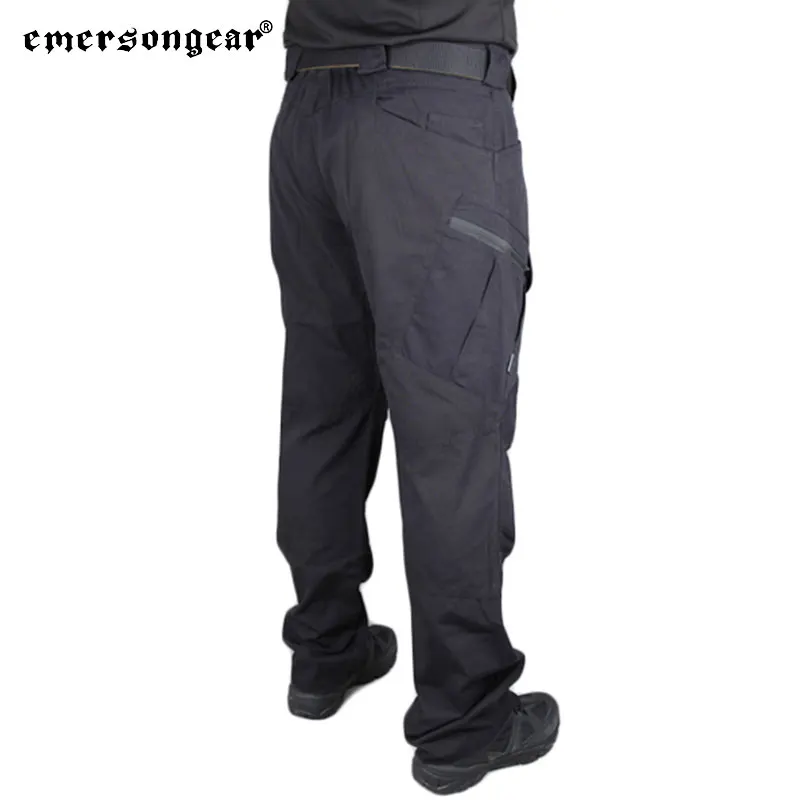 Emersongear Pantalones tácticos Hombres Pantalones cargo Deportes al aire libre Senderismo Caza Camping Ciclismo Viajes Pesca Negro - imagen 3