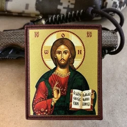Parche táctico Jesucristo con gancho y bucle para chaleco