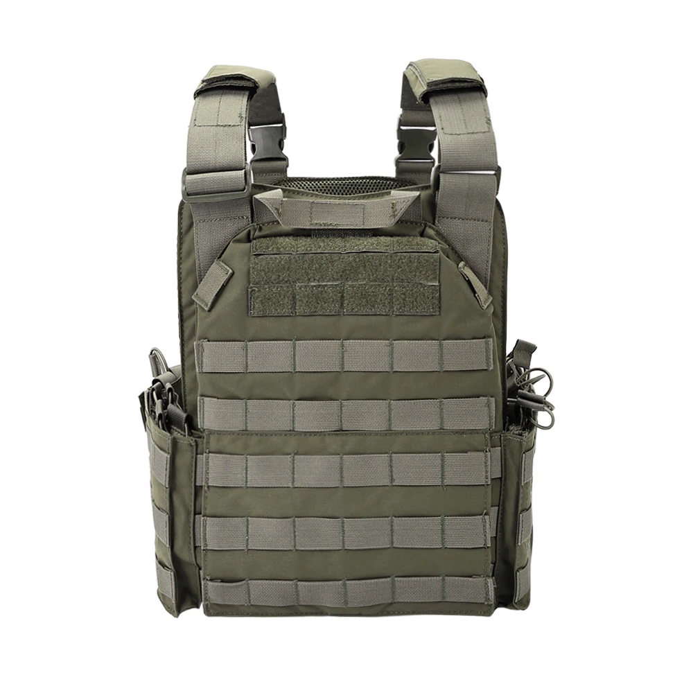 Chaleco táctico de caza, portador de combate, bolsa Molle para revistas, equipo de protección cómodo de liberación rápida, faja de utilidad para Paintball - imagen 2