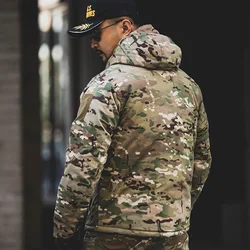 Chaqueta táctica M65 camuflaje algodón invierno cortavientos térmica