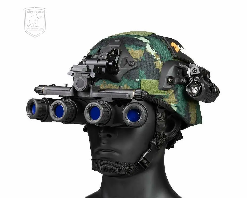 FMA L4G24/L4G19 casco NVG montura + versión no funcional GPNVG 18 NVG modelo negro PA66 nailon - imagen 5