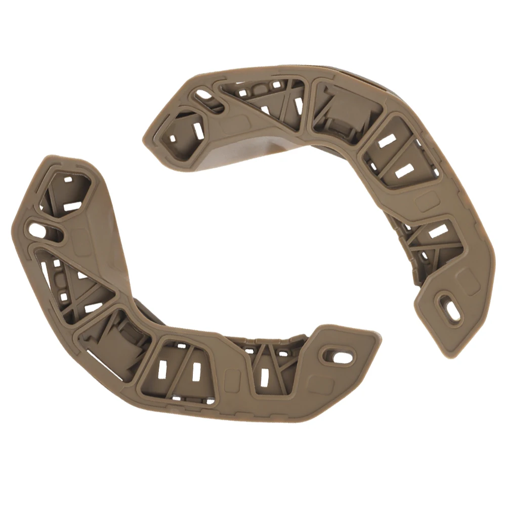 Nuevo Kit de riel de montaje para casco mejorado de doble capa para caza al aire libre para casco de corte alto rápido, agujero de abrazadera para máscara táctica - imagen 5