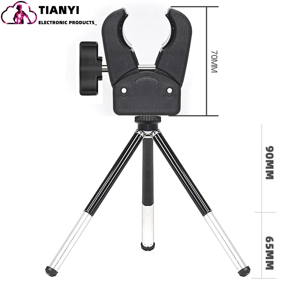 Clip de plástico linterna trípode linterna trípode clip de aluminio pesca luz de pesca nocturna - imagen 3