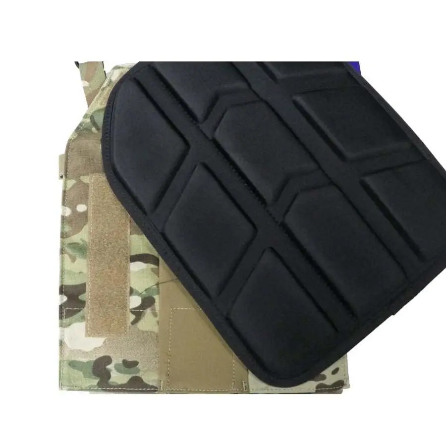 Chaleco táctico con relleno de espuma EVA, almohadilla de inserción moldeada suave transpirable, accesorios tácticos, equipo ergonómico ligero, 10x12, 2 uds. - imagen 4