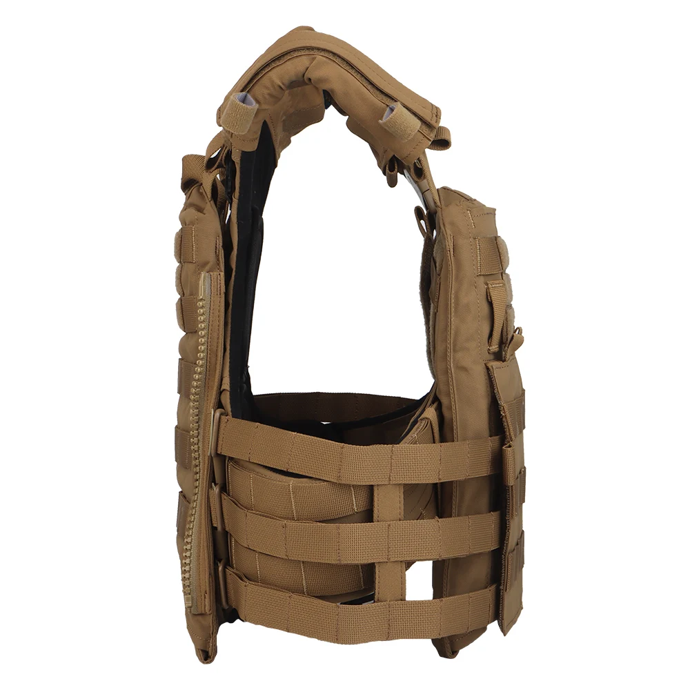 AVS MBAV portador de placa táctica MOLLE Airsoft chaleco de combate de entrenamiento de caza con sistema de liberación rápida Modular cómodo adaptable - imagen 3