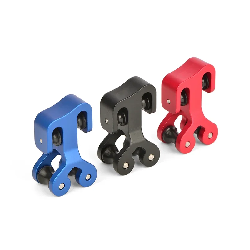 Separador de cuerdas de arco compuesto, rodillo de aleación de aluminio, Cable deslizante, polea deslizante para tiro con arco, caza, 1 ud. - imagen 5