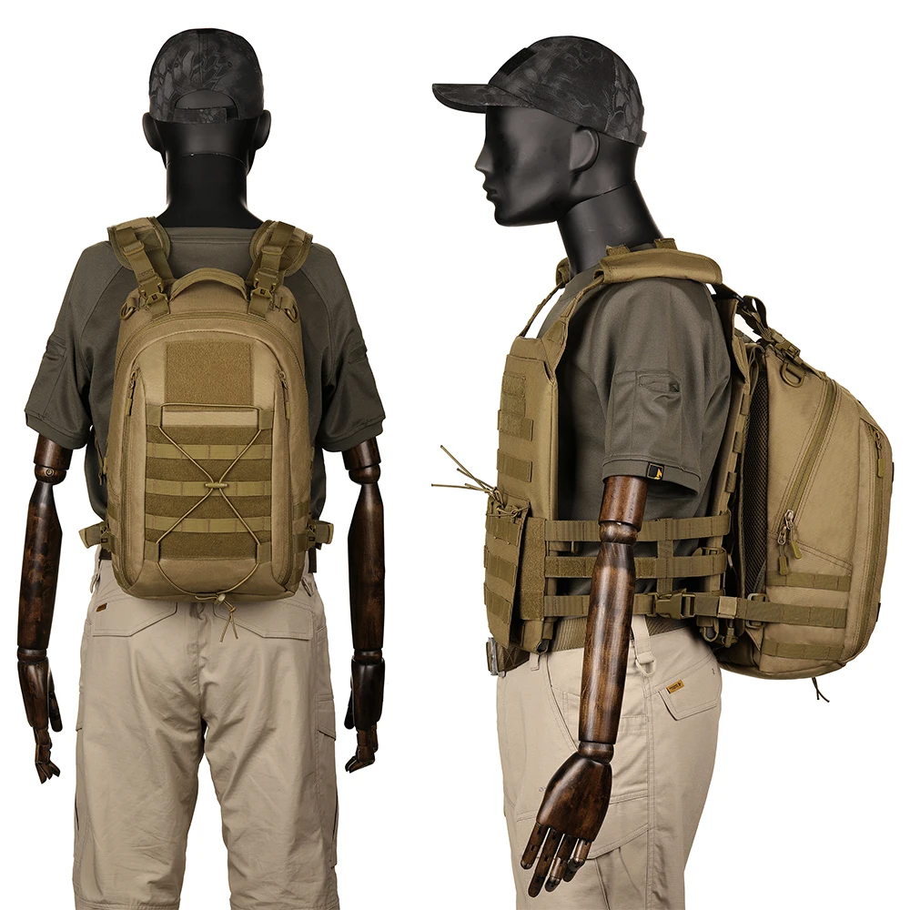 Mochila táctica Protector Plus 25L nylon 1000D impermeable - imagen 5