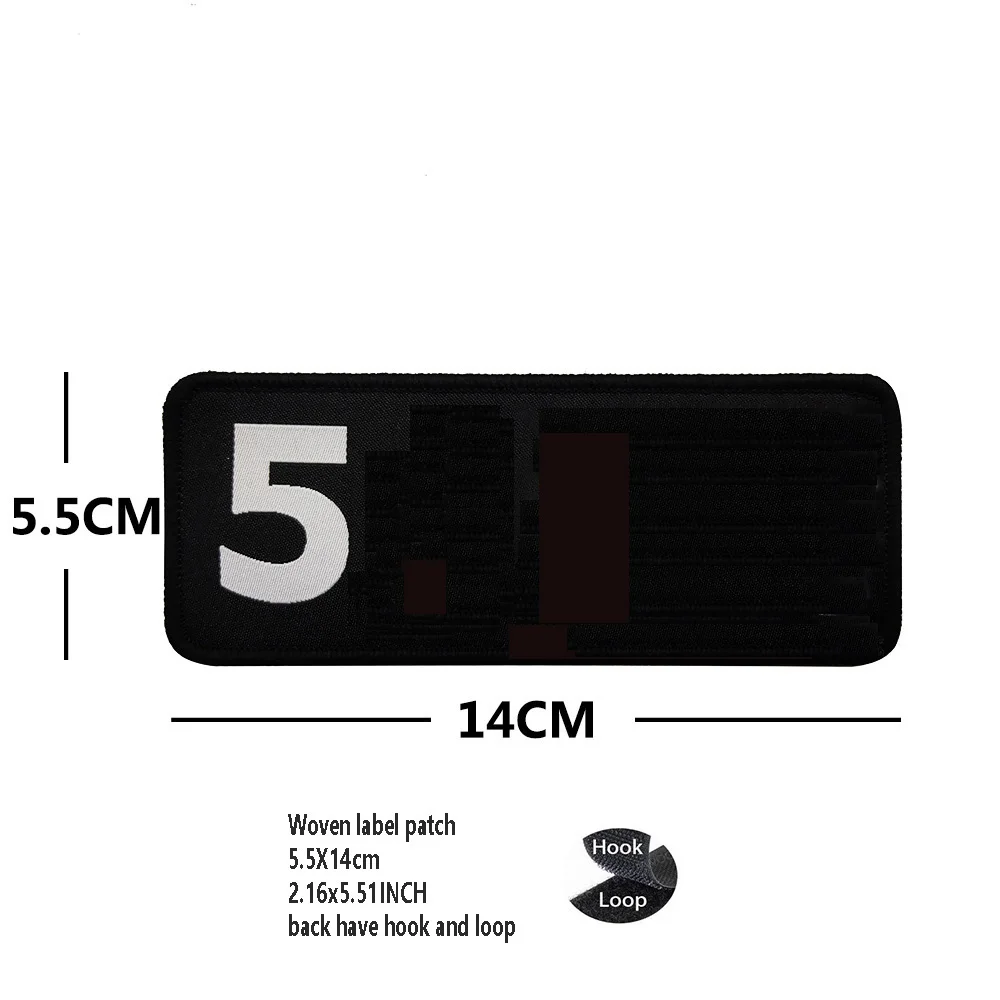 Woven label patch 32