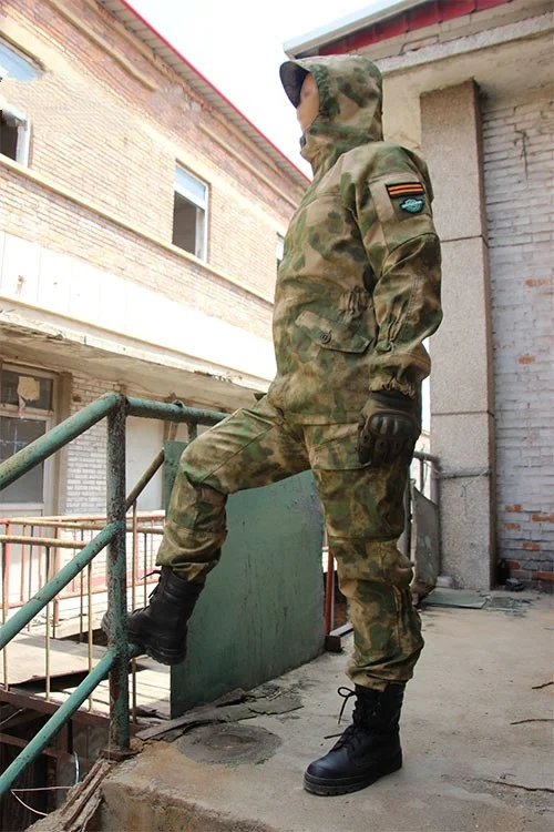 Traje amplio de Gorka-3M ruso, traje Mox de camuflaje, Chen, color verde - imagen 3