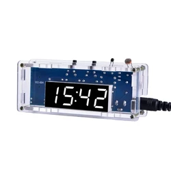 Kit reloj digital DS1302 LCD con temperatura alarma fecha semana