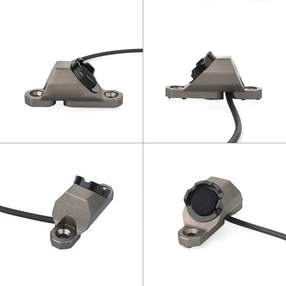 WADSN-botón táctico de presión, enchufe de grúa remoto para DBAL-A2 PEQ15 Sight m-lok Keymod Rail M300 M600 Scout Flashlight - imagen 3