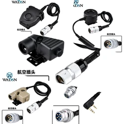 Adaptador PTT tipo K para interruptor de radio táctica
